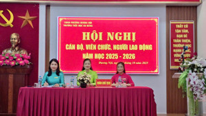 HỘI NGHỊ CÔNG CHỨC, VIÊN CHỨC TRƯỜNG TIỂU HỌC AN HƯNG