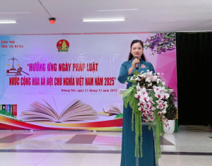 HƯỞNG ỨNG NGÀY PHÁP LUẬT NƯỚC CHXHCN VIỆT NAM NĂM 2025