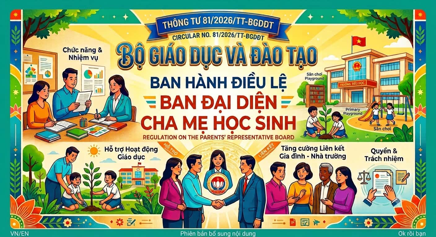 Thông tư 81/2026/TT-BGDĐT của Bộ Giáo dục và Đào tạo ban hành